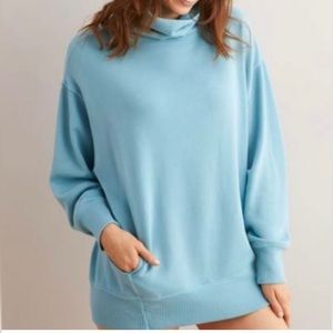 Aerie Overaized Sunday soft cowl neck turtleneck sweatshirt size Small
